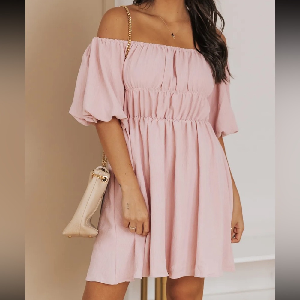Womens pink dress